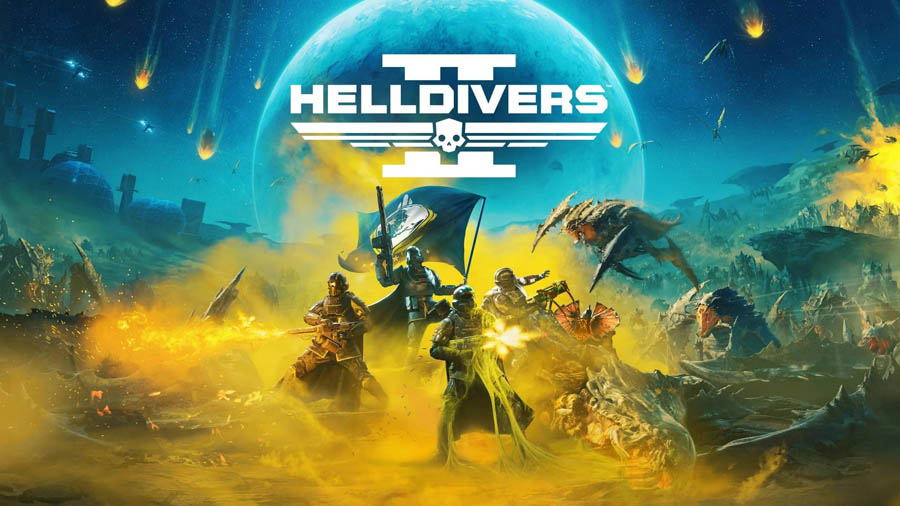 an official wallpaper of Helldivers 2.