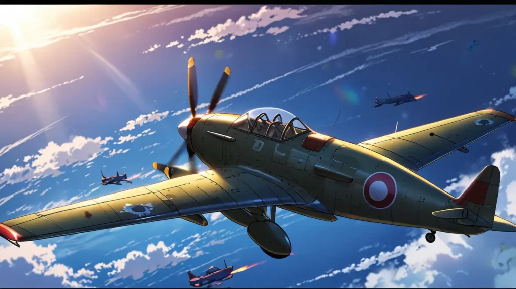 an airplane in video game